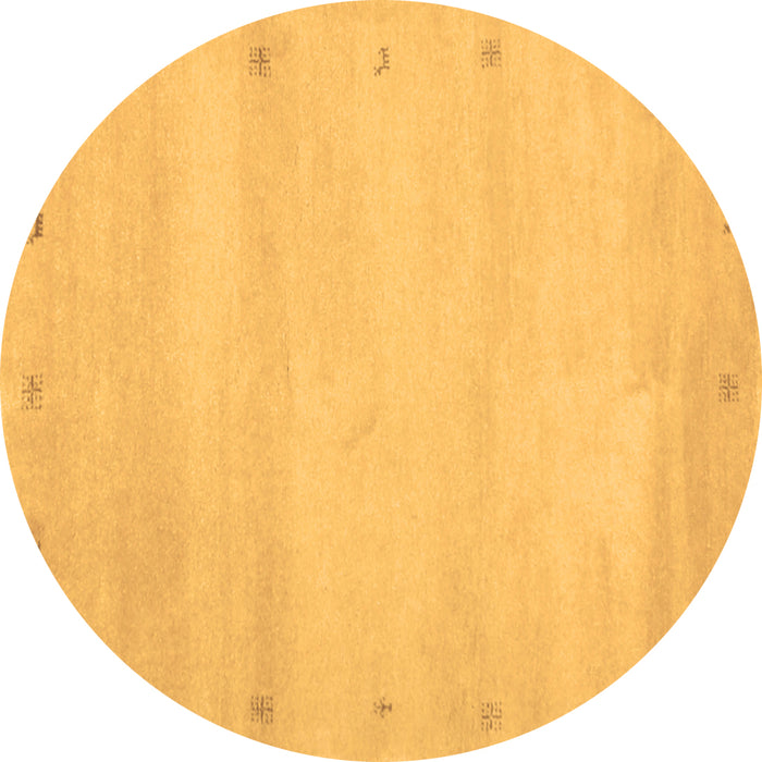 Round Machine Washable Abstract Brown Contemporary Rug, wshcon1799brn