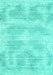 Machine Washable Abstract Turquoise Contemporary Area Rugs, wshcon179turq