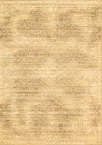 Abstract Brown Contemporary Rug, con179brn