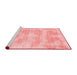 Contemporary Red Washable Rugs