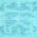 Square Abstract Light Blue Contemporary Rug, con179lblu