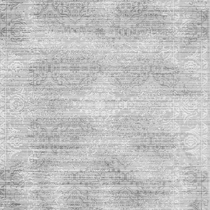 Abstract Gray Contemporary Rug, con179gry