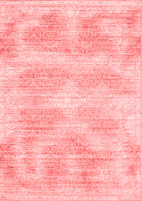 Abstract Red Contemporary Rug, con179red