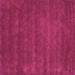 Square Abstract Pink Contemporary Rug, con17pnk