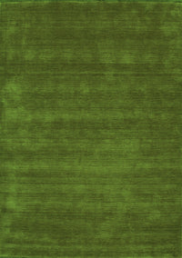 Abstract Green Contemporary Rug, con17grn