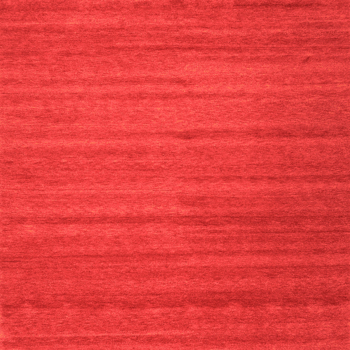 Serging Thickness of Abstract Orange Contemporary Rug, con1800org