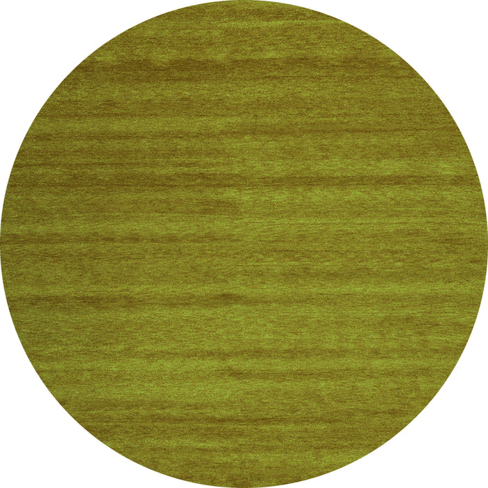 Square Abstract Green Contemporary Rug, con1800grn