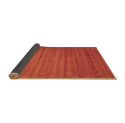 Sideview of Abstract Brown Contemporary Rug, con1800brn