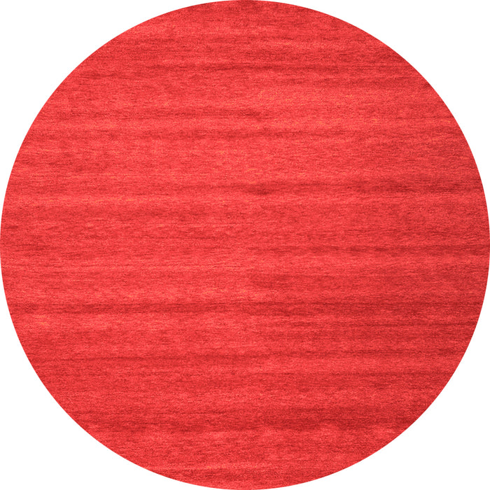 Square Abstract Orange Contemporary Rug, con1800org