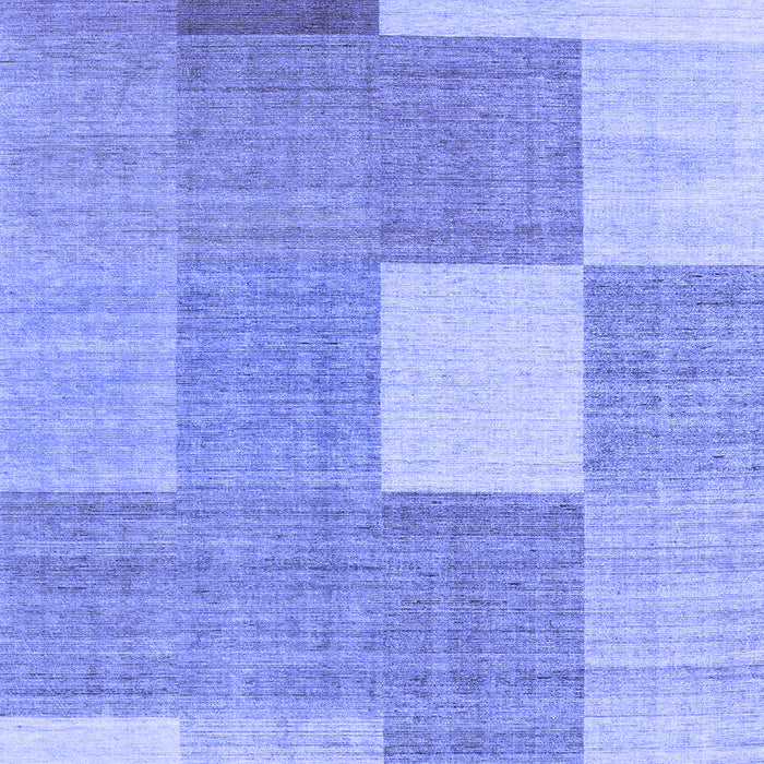 Checkered Blue Modern Rug, con1801blu