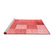 Modern Red Washable Rugs