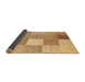 Sideview of Checkered Brown Modern Rug, con1801brn