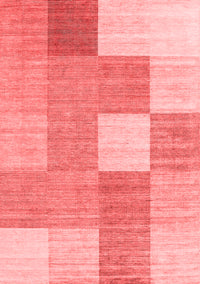 Checkered Red Modern Rug, con1802red