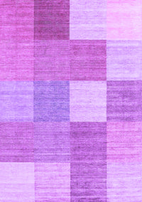 Checkered Purple Modern Rug, con1802pur