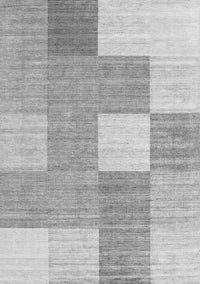 Checkered Gray Modern Rug, con1802gry