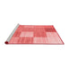 Modern Red Washable Rugs