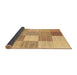 Sideview of Checkered Brown Modern Rug, con1802brn