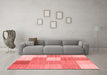 Modern Red Washable Rugs