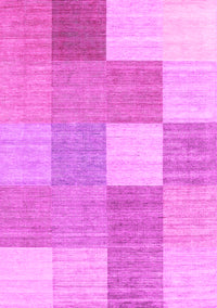 Checkered Pink Modern Rug, con1802pnk