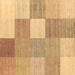 Square Checkered Brown Modern Rug, con1802brn