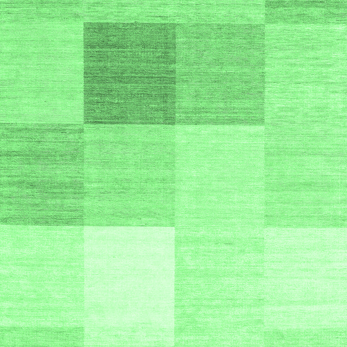 Abstract Emerald Green Contemporary Rug, con1803emgrn