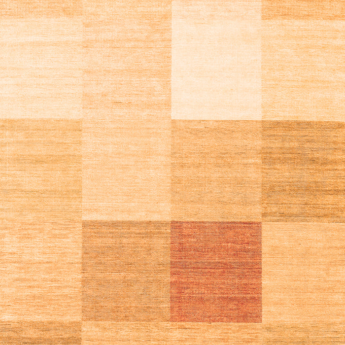 Abstract Orange Contemporary Rug, con1803org
