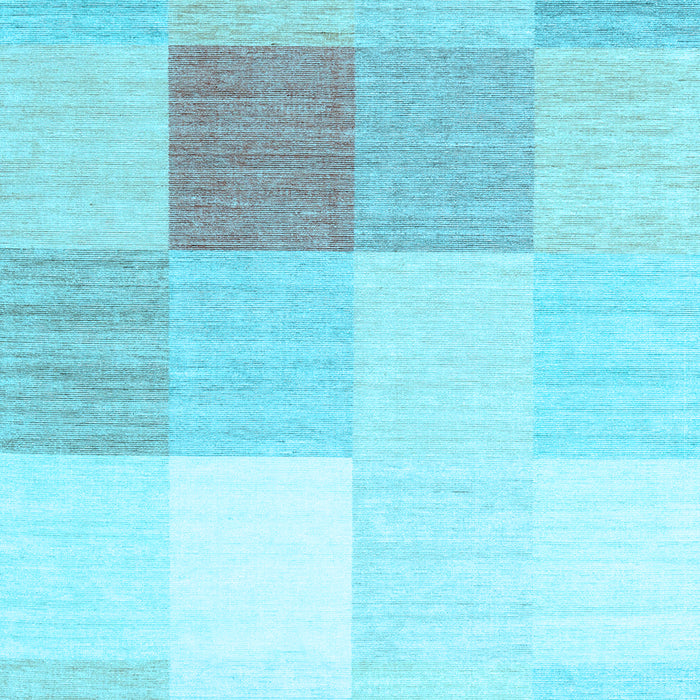 Machine Washable Abstract Light Blue Contemporary Rug, wshcon1803lblu