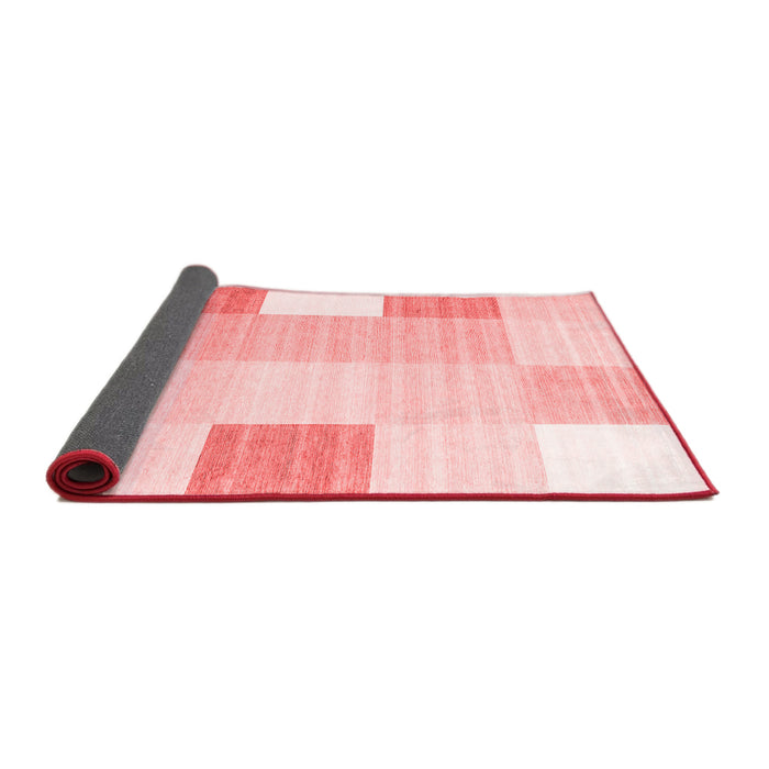 Abstract Red Contemporary Area Rugs