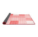 Abstract Red Contemporary Area Rugs