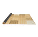 Sideview of Abstract Brown Contemporary Rug, con1804brn