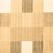 Square Abstract Brown Contemporary Rug, con1804brn