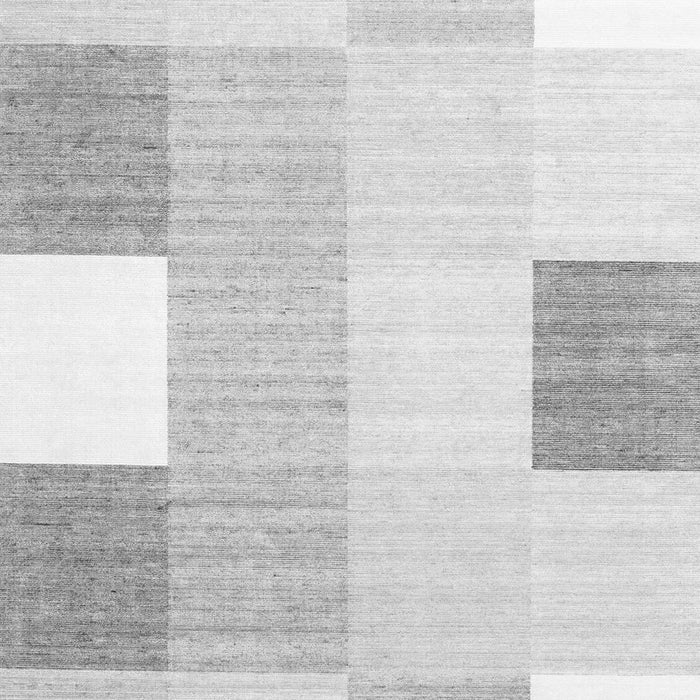 Checkered Gray Modern Rug, con1805gry
