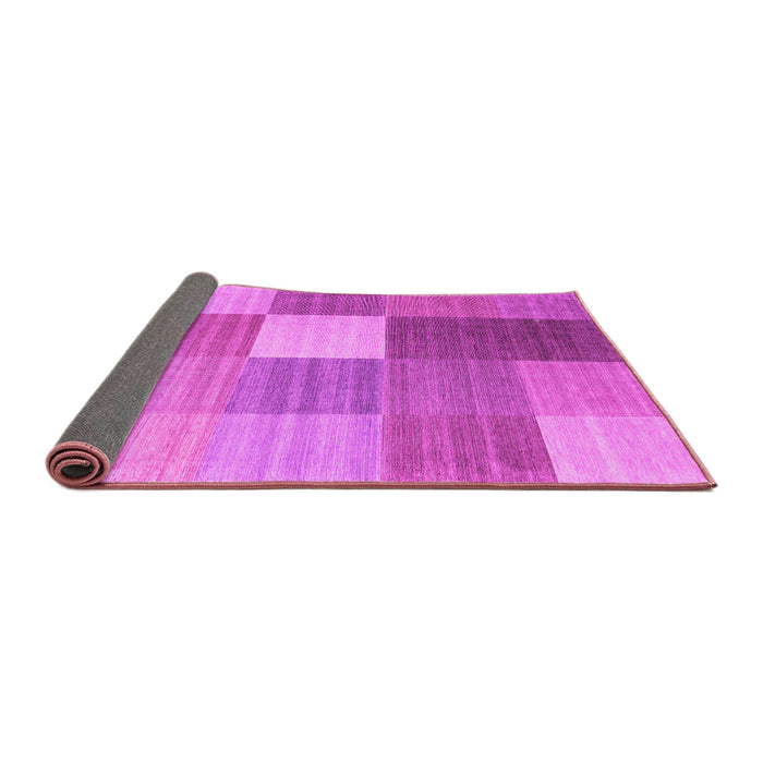 Sideview of Checkered Pink Modern Rug, con1806pnk