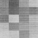 Serging Thickness of Checkered Gray Modern Rug, con1806gry