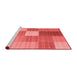 Modern Red Washable Rugs