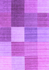 Checkered Purple Modern Rug, con1806pur