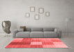 Modern Red Washable Rugs