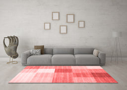 Modern Red Washable Rugs