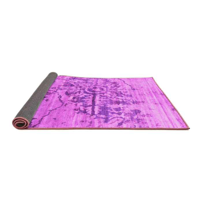 Sideview of Abstract Pink Contemporary Rug, con1808pnk