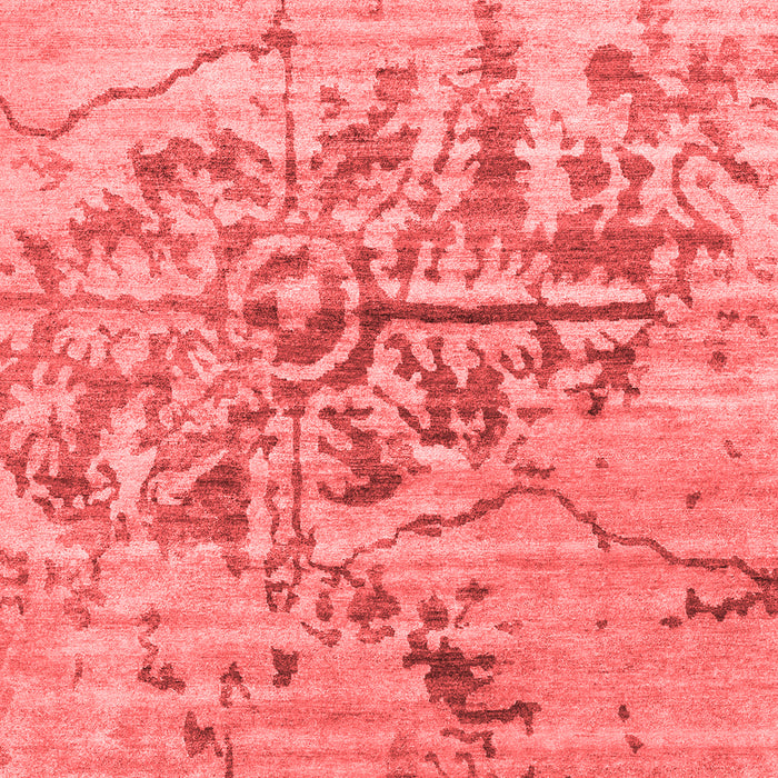 Abstract Red Contemporary Area Rugs