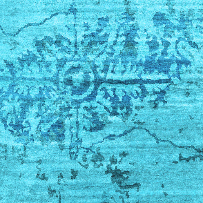 Abstract Light Blue Contemporary Rug, con1808lblu