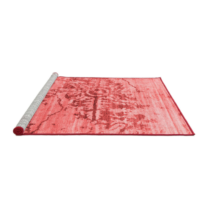 Contemporary Red Washable Rugs