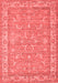 Abstract Red Contemporary Area Rugs