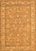 Abstract Orange Contemporary Rug, con180org