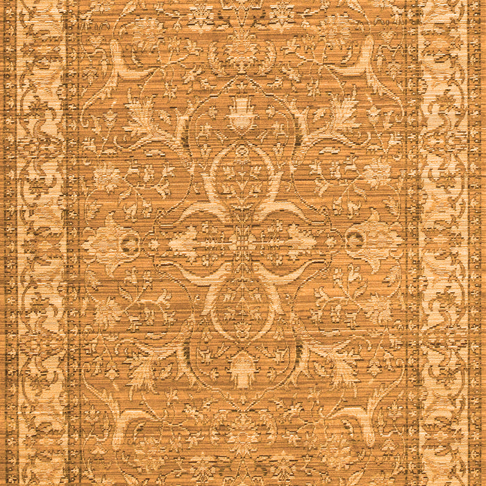 Abstract Orange Contemporary Rug, con180org