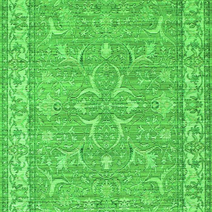 Abstract Green Contemporary Rug, con180grn