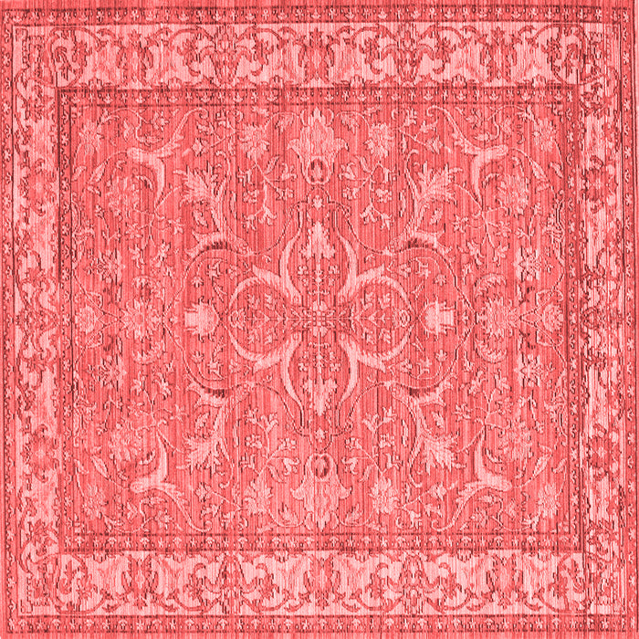 Abstract Red Contemporary Rug, con180red
