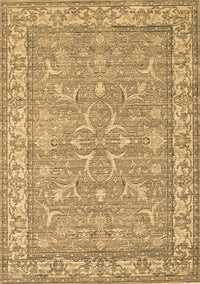 Abstract Brown Contemporary Rug, con180brn