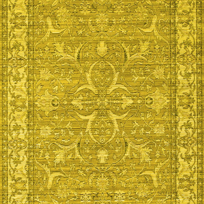 Machine Washable Abstract Yellow Contemporary Rug, wshcon180yw