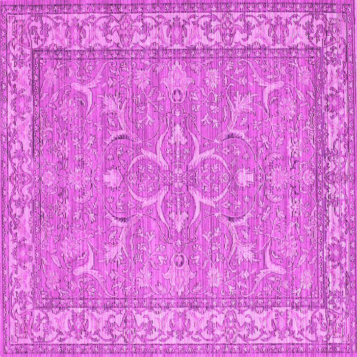 Square Machine Washable Abstract Pink Contemporary Rug, wshcon180pnk